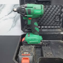 LLAVE DE IMPACTO LIDEEP INALAMBRICA CON ESTUCHE ,CARGADOR Y 2 BATERIAS