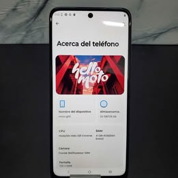 📱CELULAR MOTOROLA CON 128 GB DE ALMACENAMIENTO Y 4 GB DE MEMORIA RAM☎️