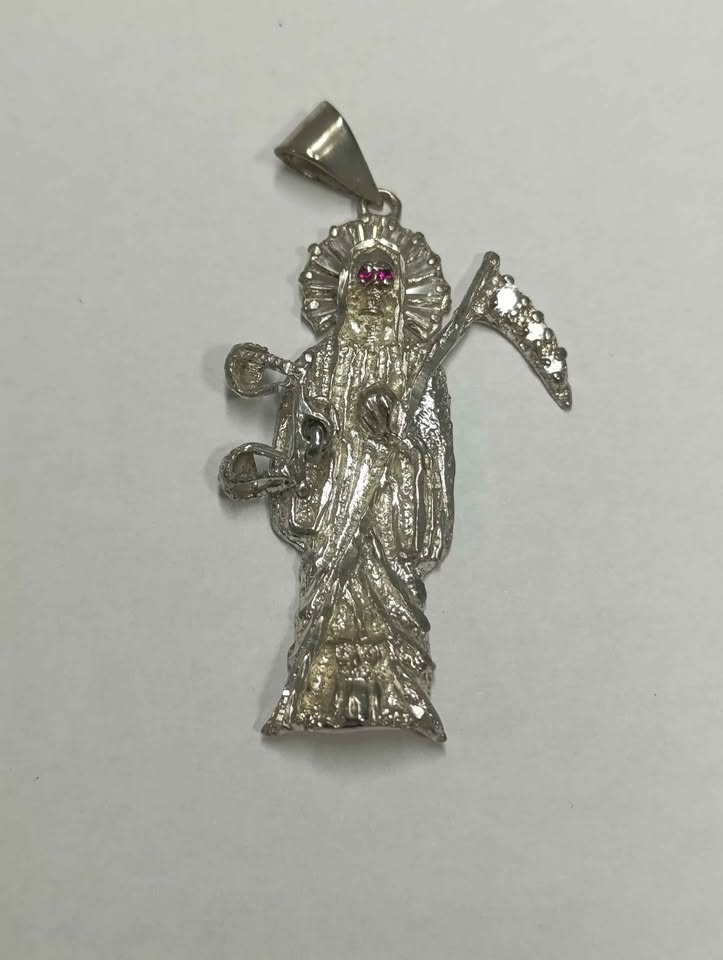 Plata Dije Santa Muerte 15 Gramos
