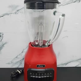 LICUADORA OSTER CON VASO DE VIDRIO Y VELOCIDADES