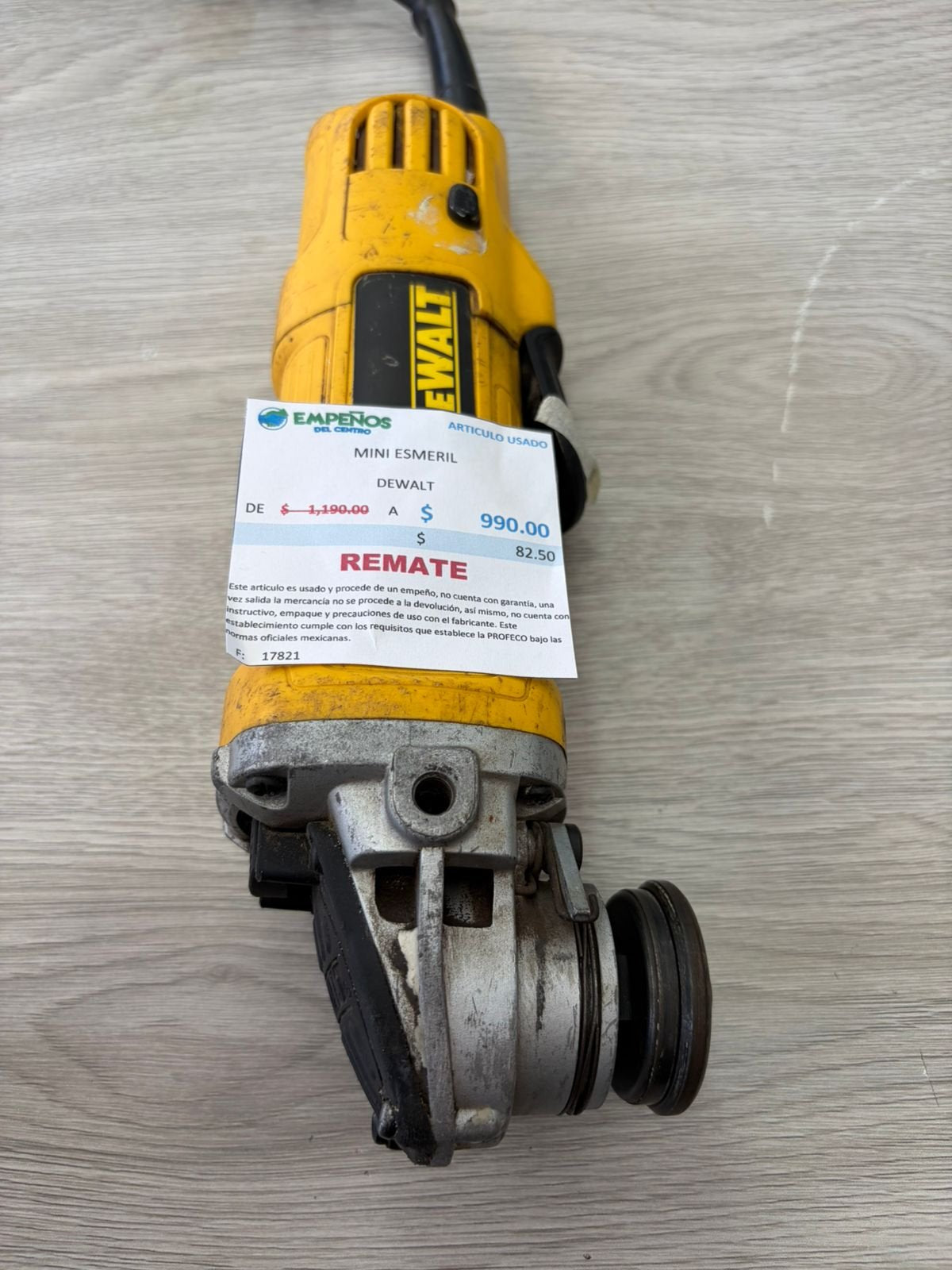 MINI ESMERIL DEWLAT