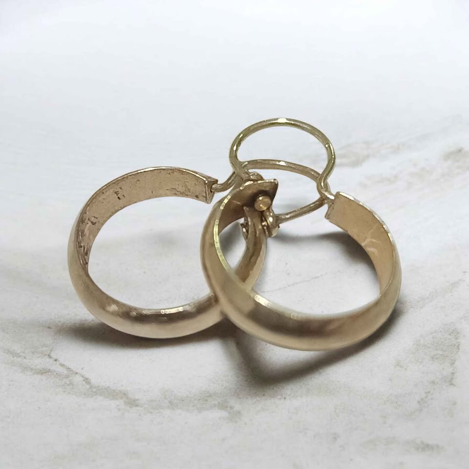 Oro par Aretes 14k 0.5g