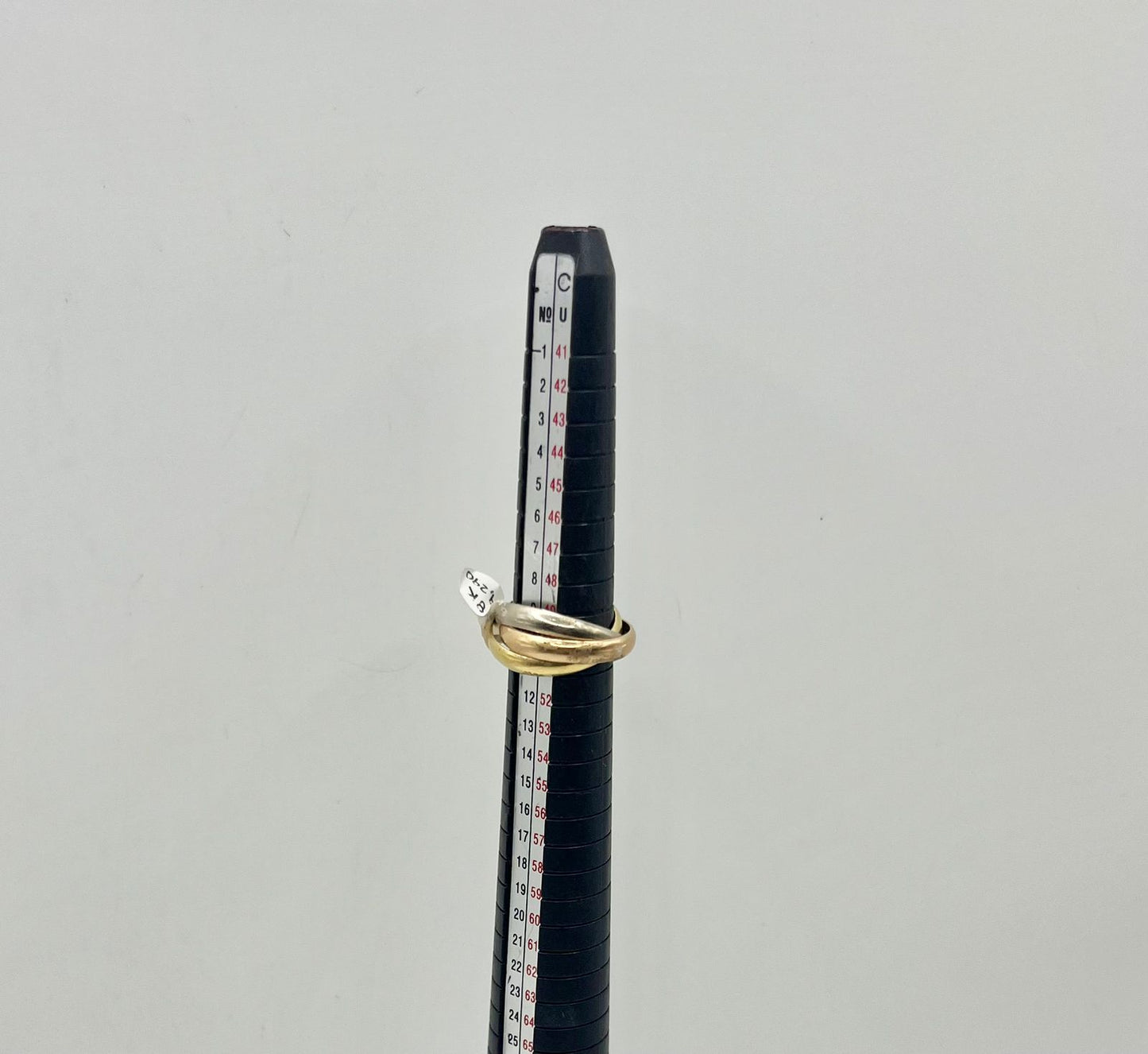 Anillo 4 argollas de oro 18k 8.7 grs #12