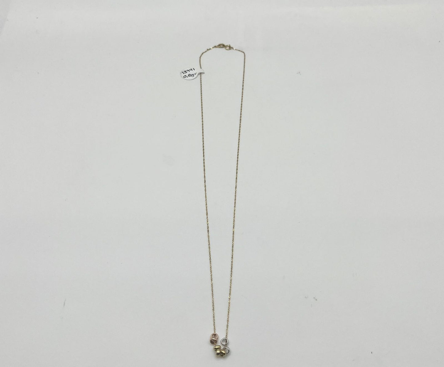 Cadena Oro Dama 10K Peso 0.8 Gramos 22.5 cm