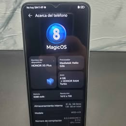 📱 CELULAR HONOR X5 PLUS CON 128 GB DE ALMACENAMIENTO Y 4 GB DE MEMORIA RAM ☎️