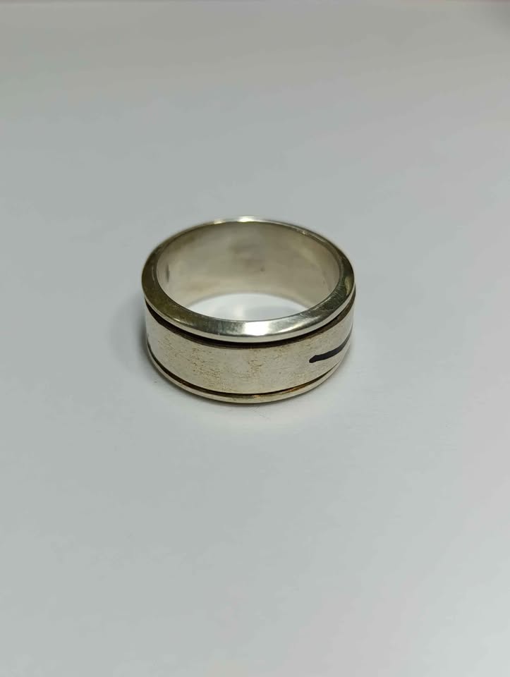 Plata ANILLO DETALLE REPTIL .925 10.3g