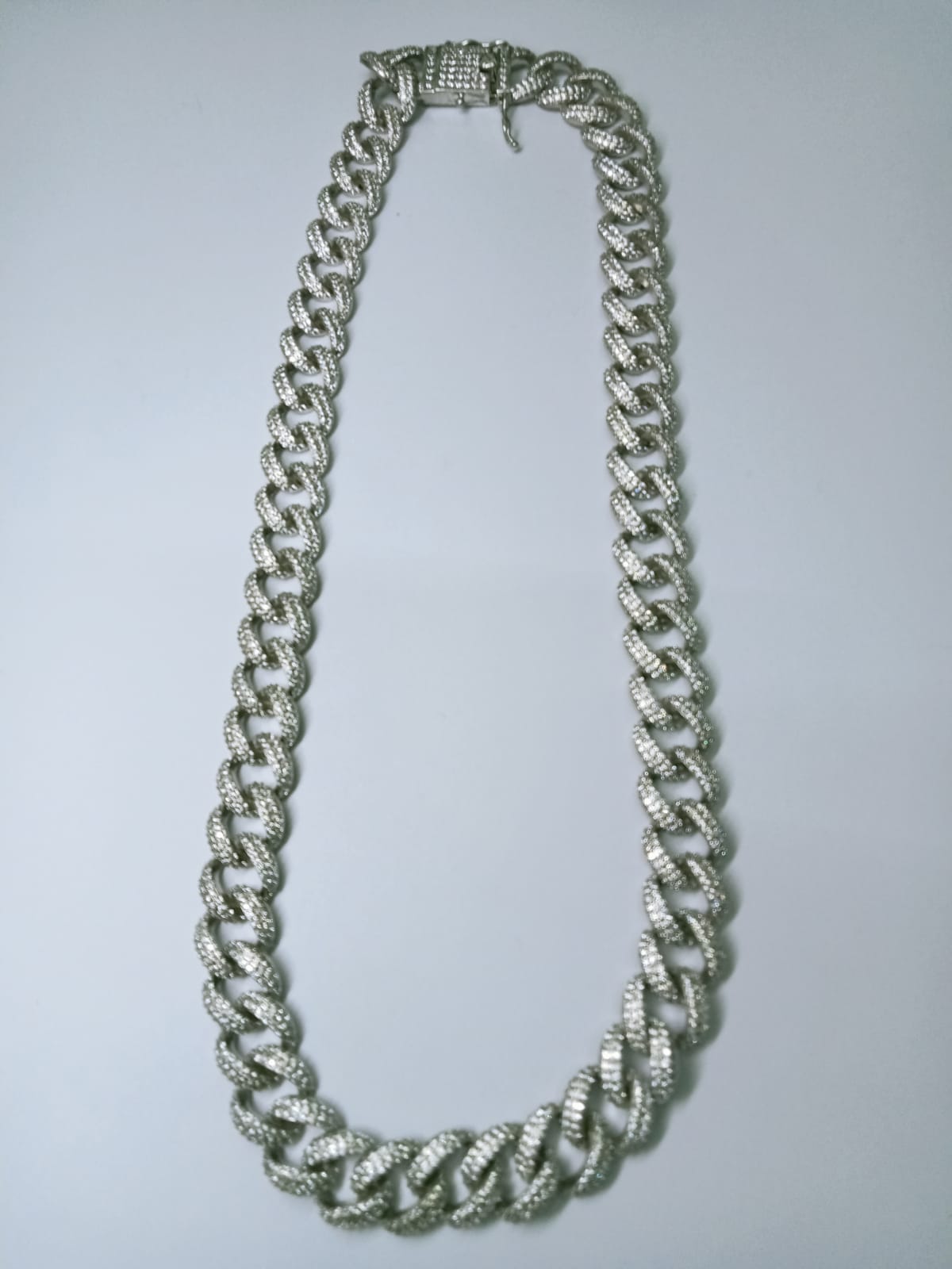 Cadena de Plata Diamantada – 80.5 g / 24 cm