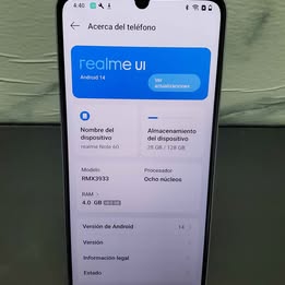 📱🔥 CELULAR REALME | 128 GB DE ALMACENAMIENTO | 4 GB RAM | PRÁCTICO Y FUNCIONAL 🔥📱