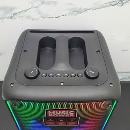 🔊🔥 BOCINA KAISER RECARGABLE CON LUCES LED | POTENTE Y LLAMATIVA 🔥🔊