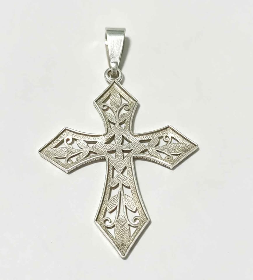 Plata Dije de cruz .925 1.9g