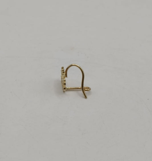 Aretes de carlitos ORO 10k peso 1.4gr, usado