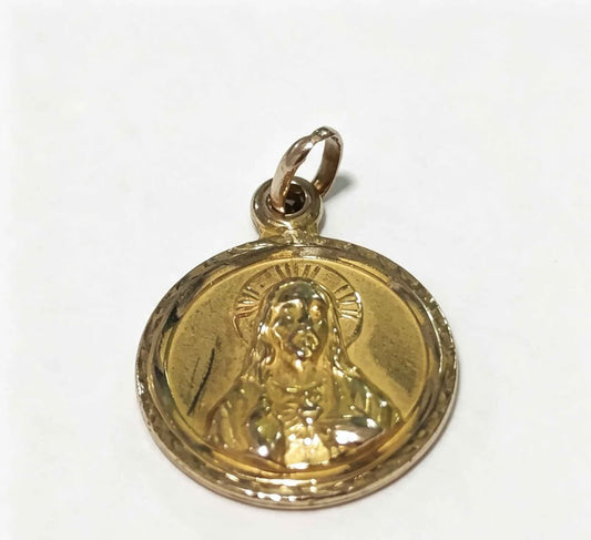 Oro dije Cristo 10k 1.3g