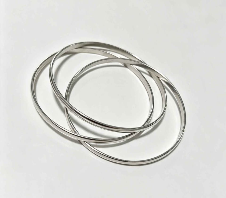 Plata juego de pulseras .925 24.6g