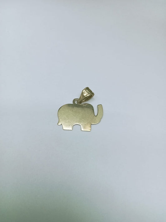 Dije de Oro 10K – Diseño Elefante de la Suerte