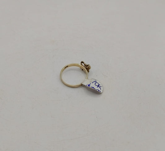 Anillo moño ORO 10k peso 1.2gr, usado
