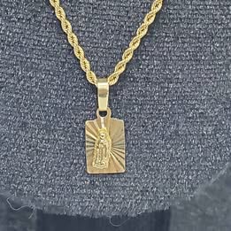 ✨💎 CADENA DE ORO 10K CON DIJE | 2.4 GRAMOS | 62 CM 💎✨