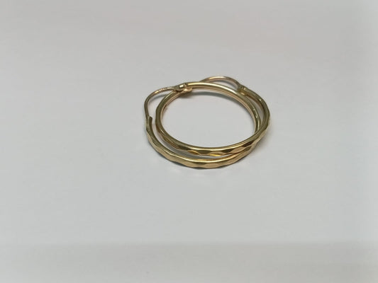 ✨ Par de Arracadas Diamantadas en Oro 10K ✨