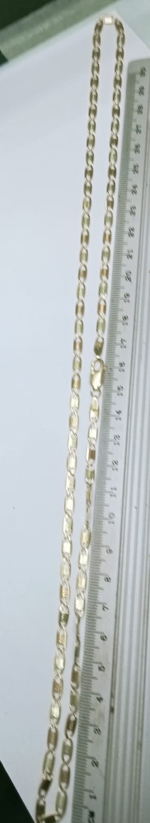 cadena de oro 10k - diseño gucci mide 33cm