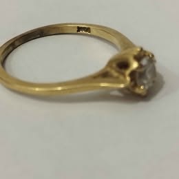 Anillo💍 10k con piedra💎#12 /1.9G
