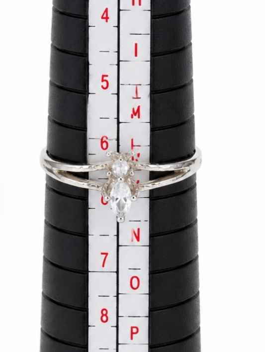 Plata anillo con sint. De angelito .925 1.3