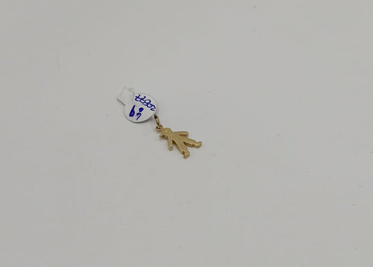 Dije de niño ORO 14K peso .9gr, usado