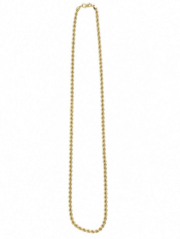 Oro cadena torzal 55cm de largo 10k 10.2g