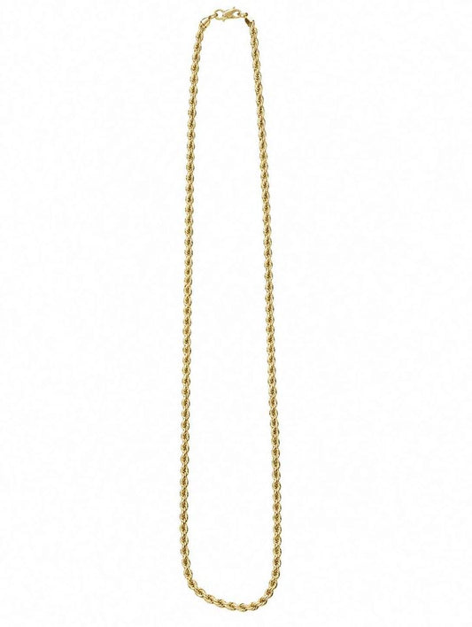 Oro cadena torzal 55cm de largo 10k 10.2g