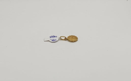 Dije religioso oro 14k peso 1gr, usado