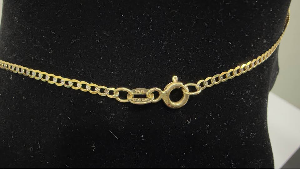 ✨ Cadena 1x1 de Oro 14K con Dije de Oro 10K ✨