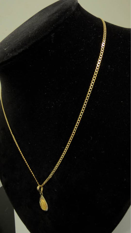 ✨ Cadena 1x1 de Oro 14K con Dije de Oro 10K ✨