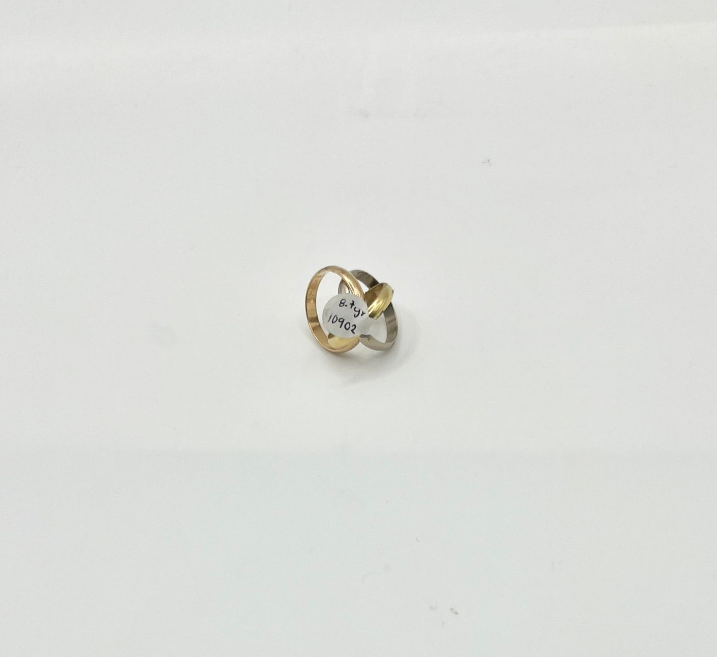Anillo 4 argollas de oro 18k 8.7 grs #12