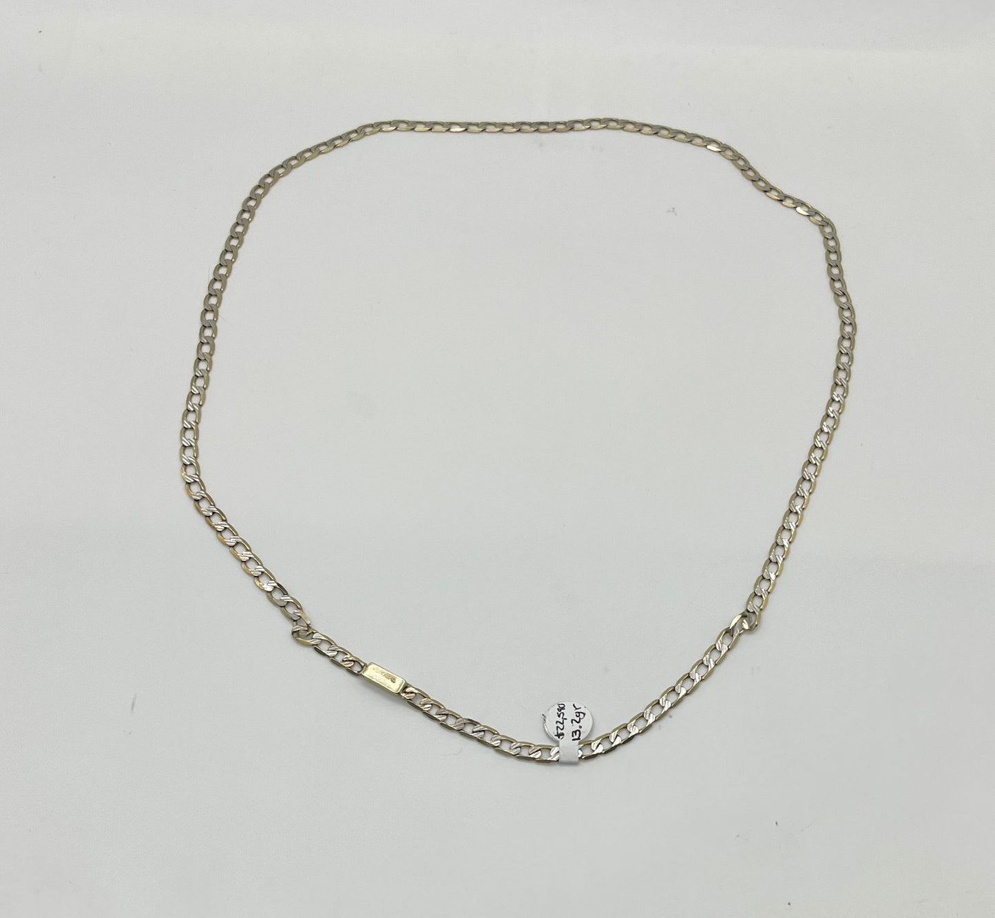 Oro Cadena 10K Peso 13.2 Gramos 29 cm eslabon 1 x 1