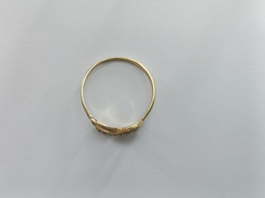 ✨ Anillo Infinito de Oro 10k – Talla 9.5