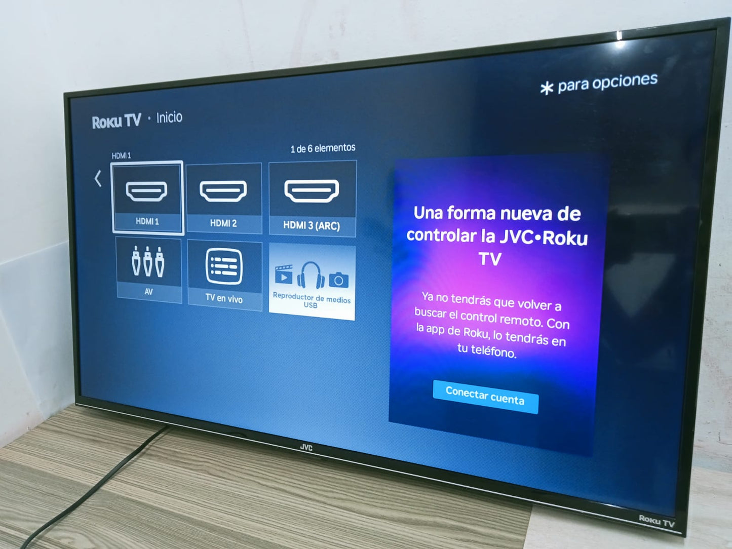 🖥️ JVC 43" Smart TV usada