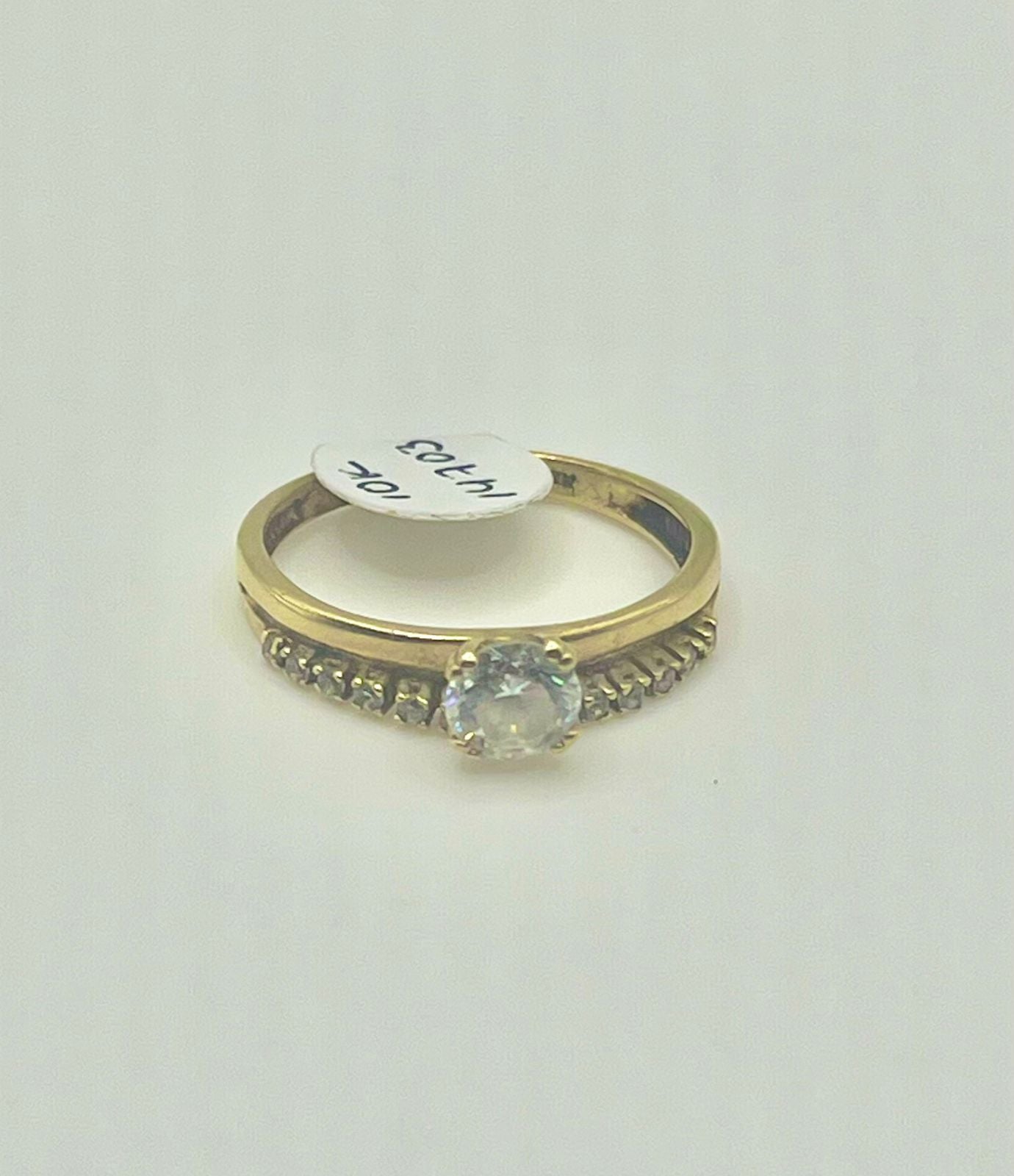 Oro Anillo Dama 10K 2.6 Gramos #18