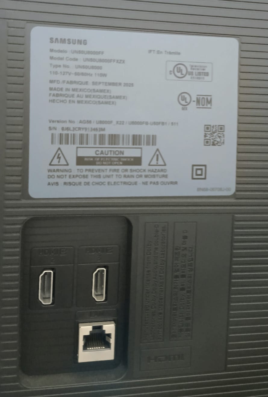Smart tv 50 pulgadas SAMSUNG