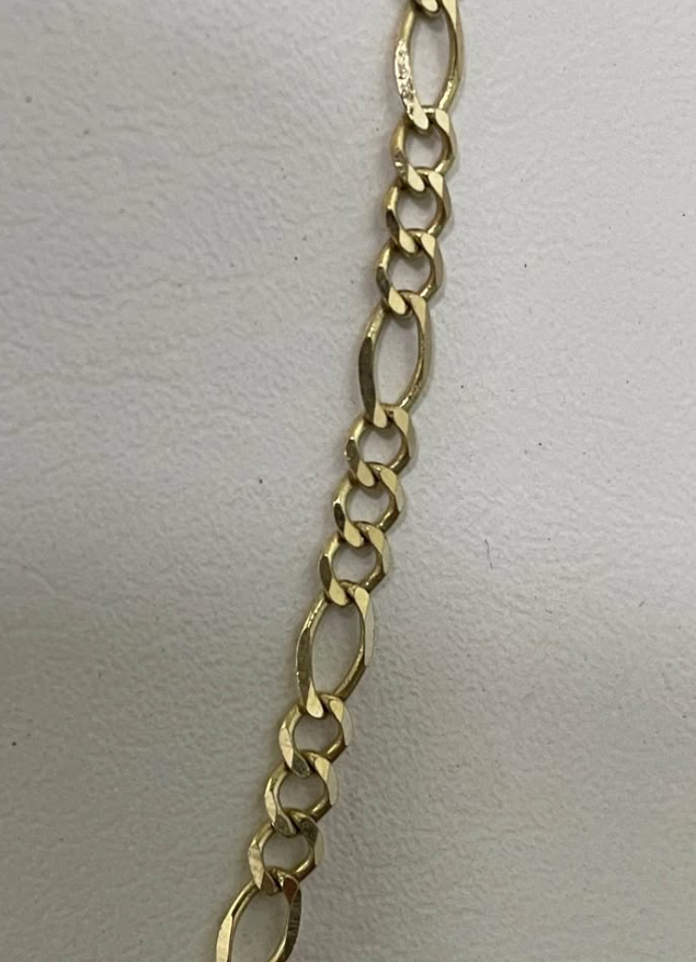 Cadena de Oro 10K – 5.1 g • 40 cm largo • 3 mm ancho