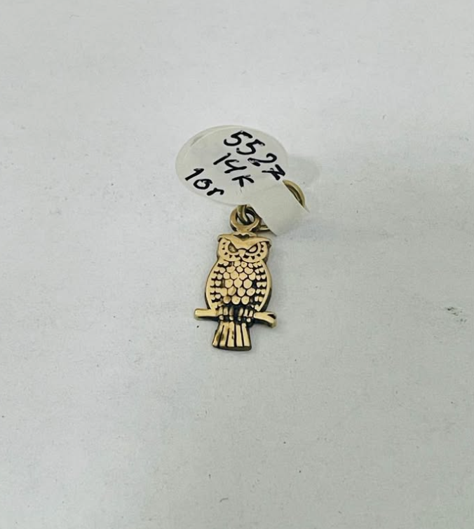 Dije de Oro Búho 14K | 1 gramo