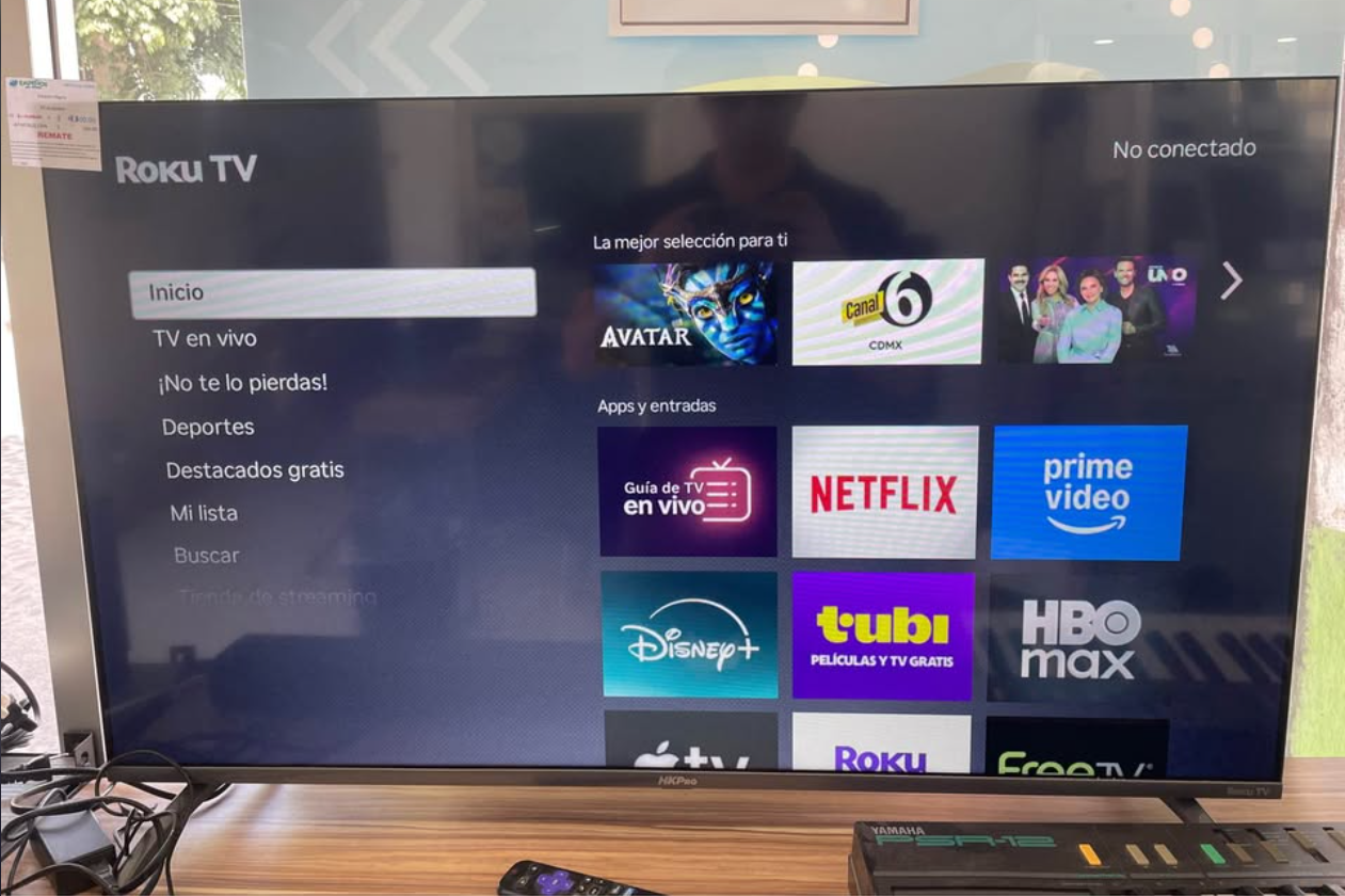 Smart TV HKpro 43 Pulgadas- Roku tv
