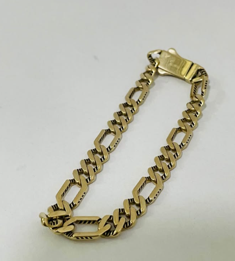 Pulsera de Oro 10K | 8 Gramos | 20 cm Largo