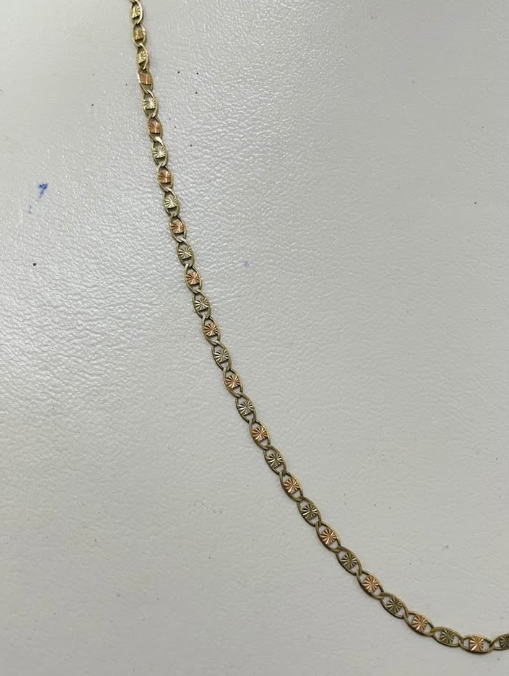 Cadena de Oro Florentino 10K | 2.6 Gramos | 50 cm Largo