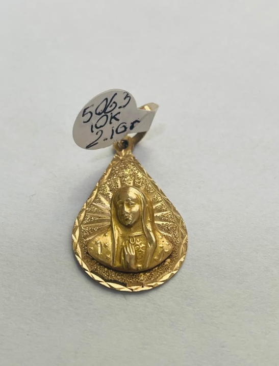 Dije de Virgen Oro 10k / 2.1gr