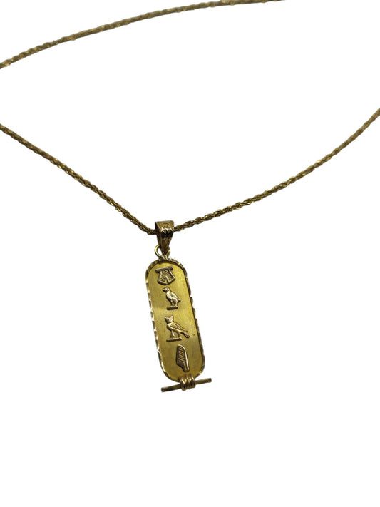 Cadena y dije Oro 18 kilates 2.4 gr