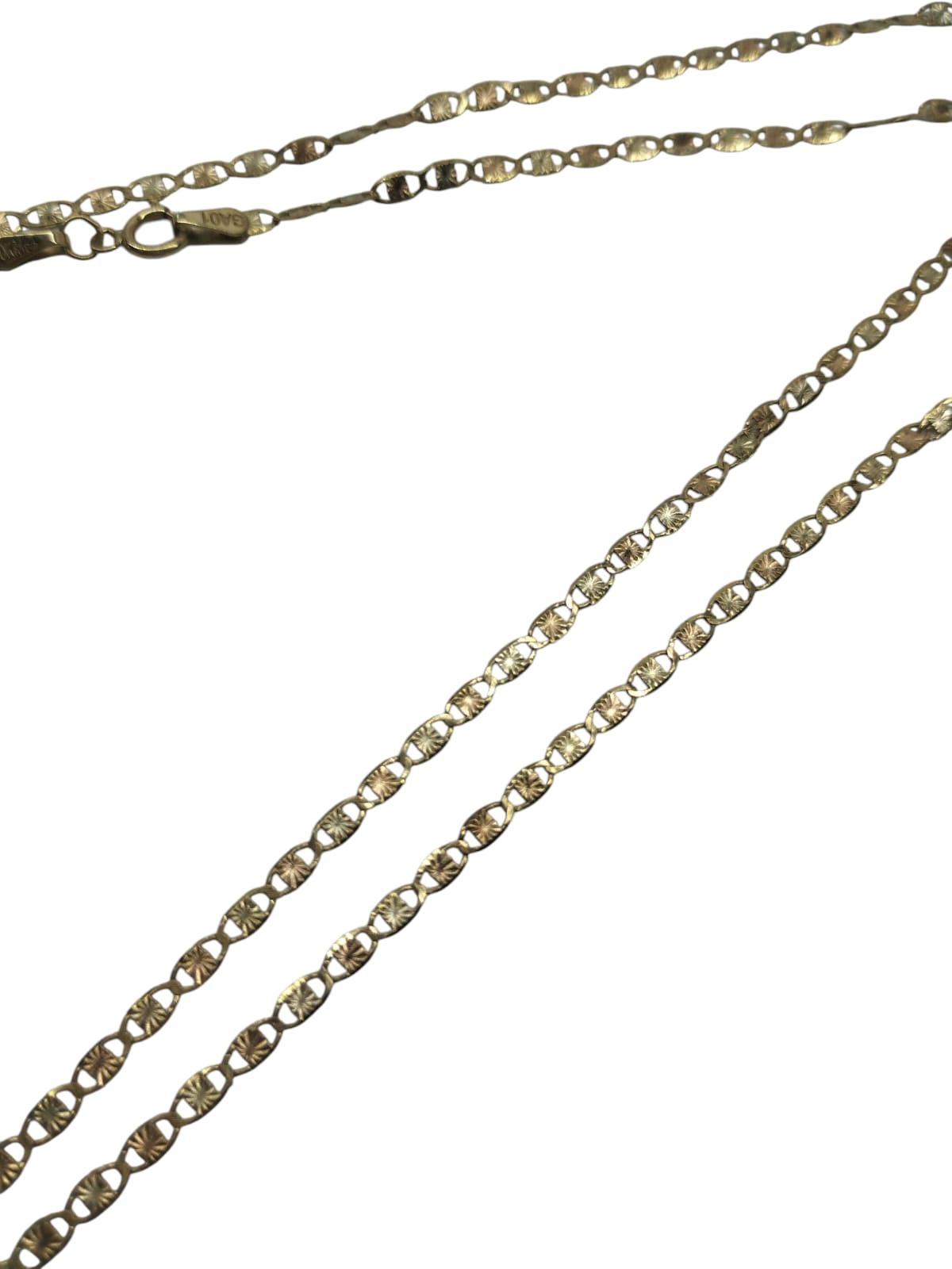Cadena de oro florentino -10k 2.8 gr 27.5cm