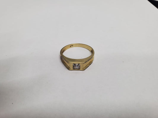 ✨💍 ANILLO DE ORO 10K CON PIEDRA 💎 💍✨