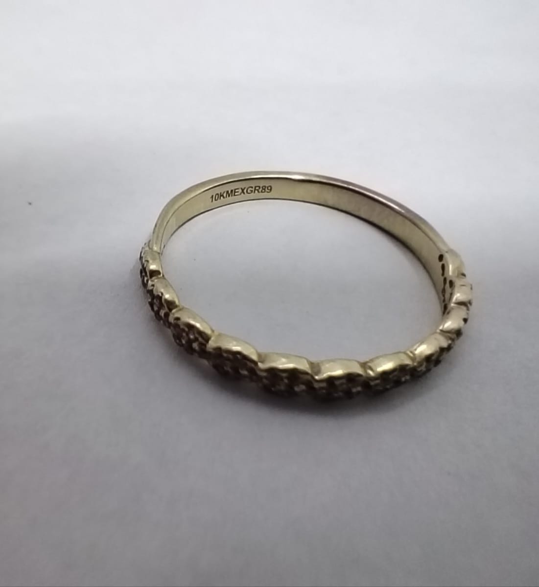 ✨ Anillo de Oro 10K – 1.5 g – Talla 17 ✨
