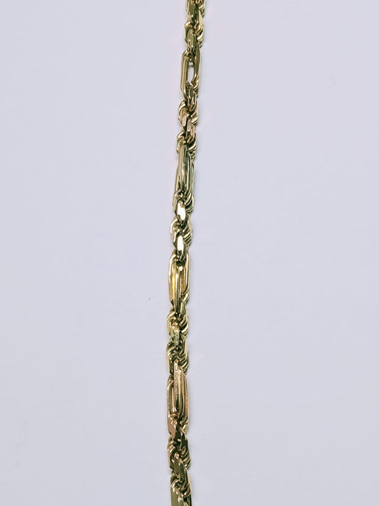 Cadena de Oro 14k – Tejido torzal