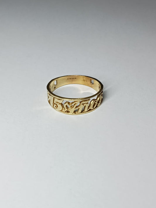 Anillo de Oro 10K "15 Años" – Talla 7.5 | 2.30g