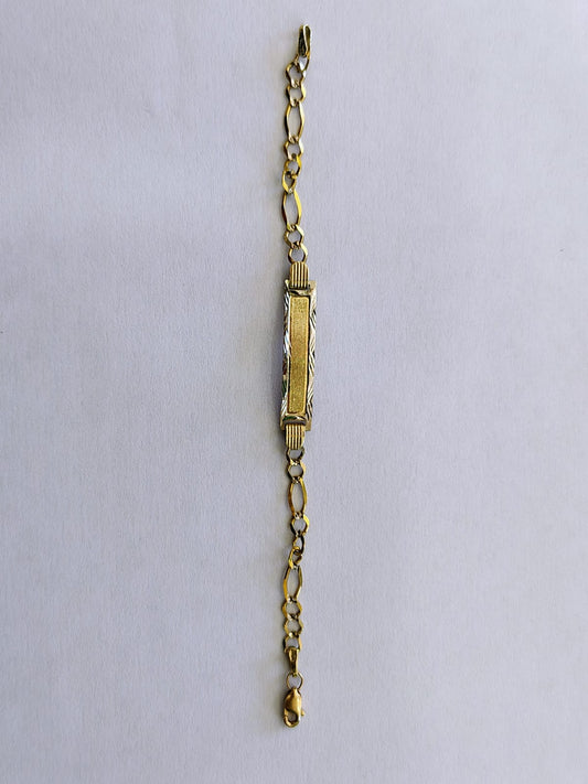 ESCLAVA DE ORO PARA NIÑO 10 K 3.00 GR