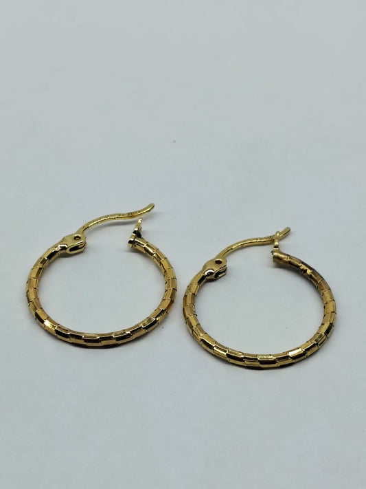 ARRACADAS DE ORO 10 K 1.2 GR